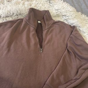 Aerie half zip sweatshirt
